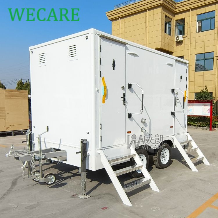 4-stall Mobile Bathroom Trailer